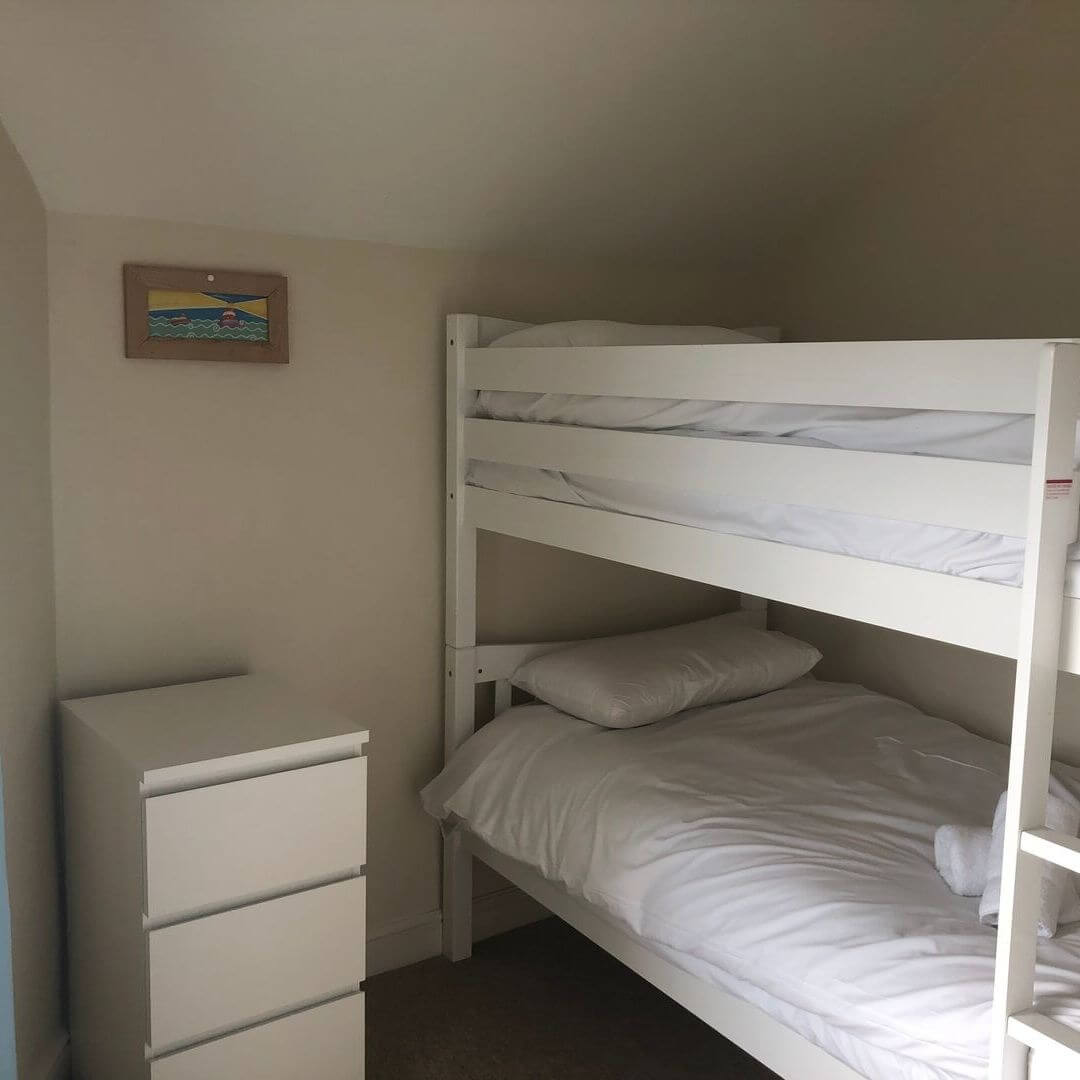 bunk beds, perfect for kids in a large holiday home in north wales
