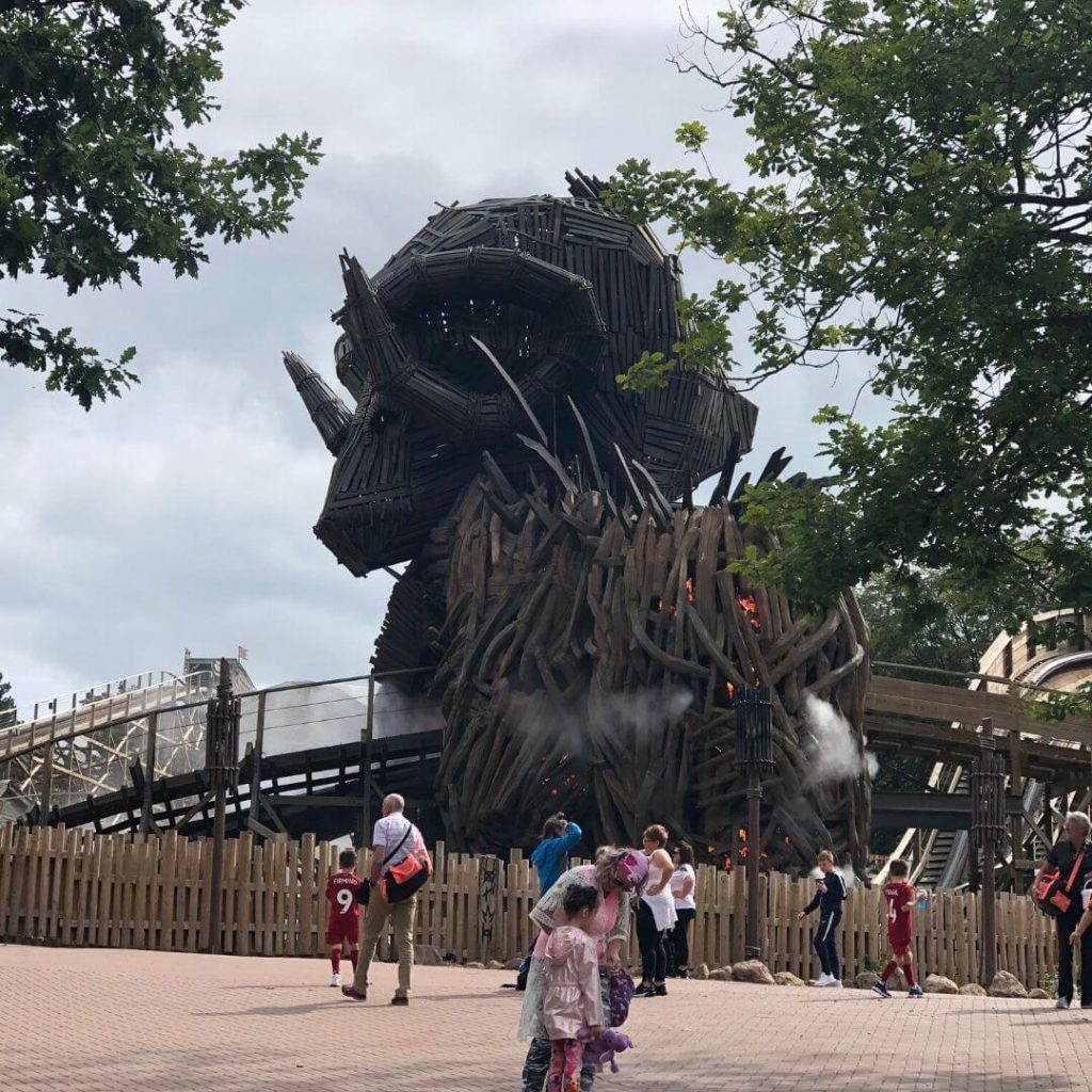 The Wicker Man At Alton Towers In The West Midlands