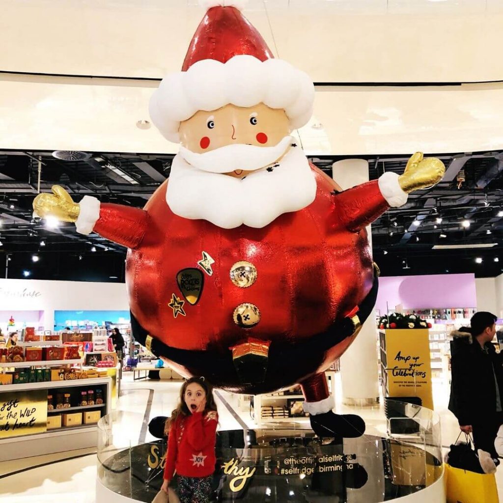 Christmas Decorations At Selfridges, Birmingham, West Midlands