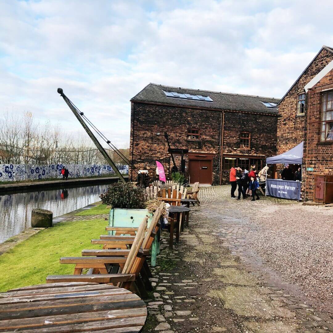 food stall at middleport pottery