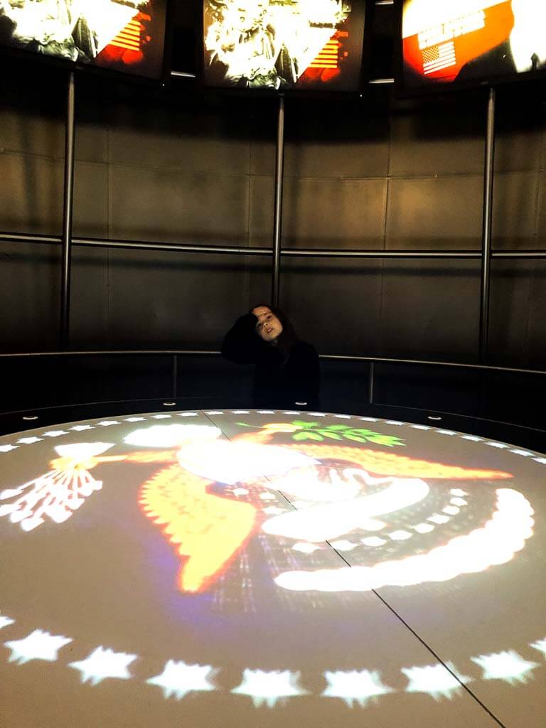 Girl In Interactive Kiosk Raf Cosford