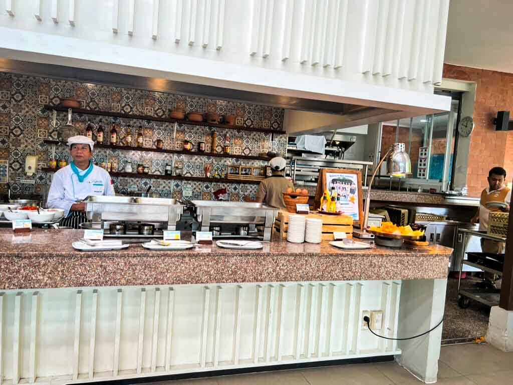 fresh egg station at the Waters khao lak