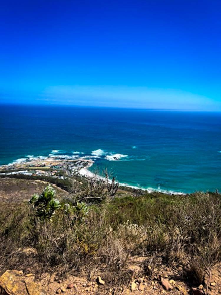views of sea from lions head